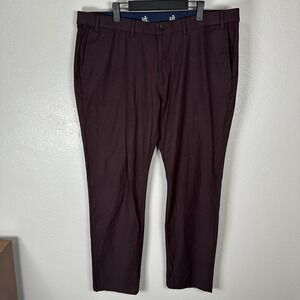 Ralph Lauren Pants‎ Mens 40x30 Maroon Brown Performance Golf Chino Elastic Waist
